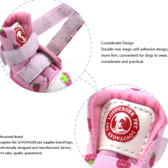 Small Dog Pink Shoes. Size Small - Picture 2 of 2